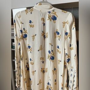 Free People Cream Floral Dress